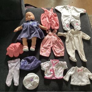 Bitty baby and some accessories